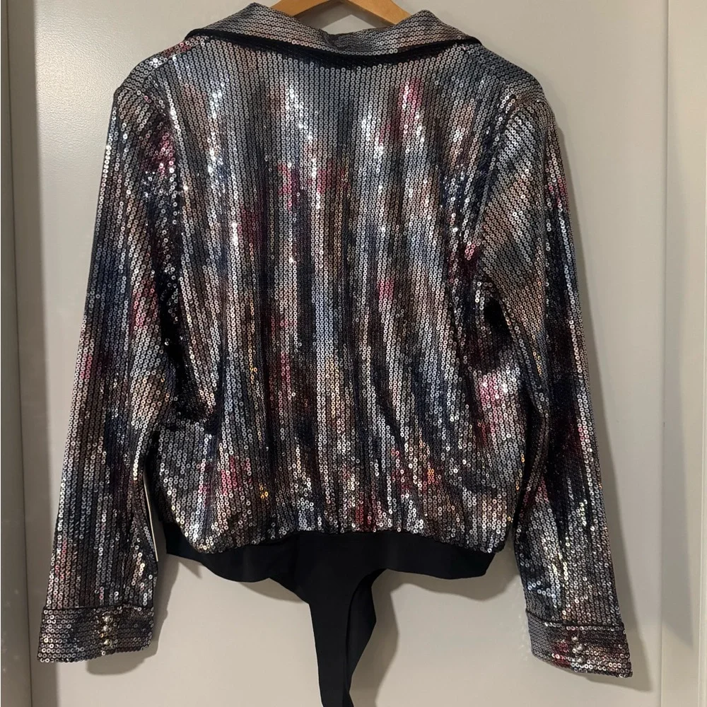 NWT Nadine Merabi Lola Sequin Co-ord Set SOLD OUT XL - Picture 6 of 12